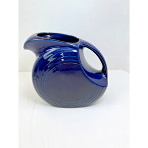 Fiestaware Disc Pitcher Cobalt Blue Homer Laughlin